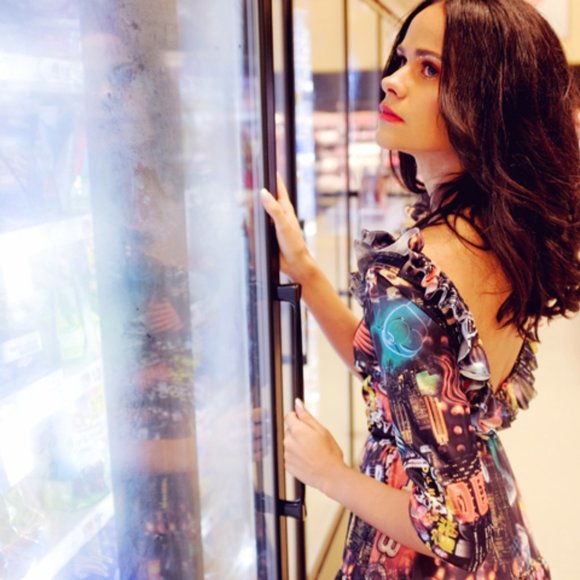 SALE New York Couture Limited Edition Vintage Printed Ruffle Maxi Dress - Picture 12 of 13